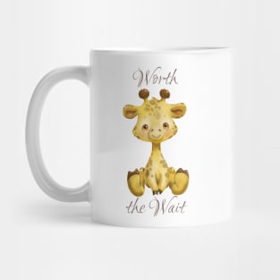 Worth the Wait Baby Giraffe Mug